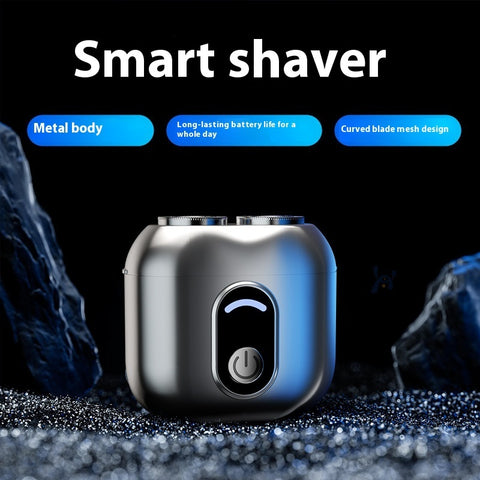 Small Shaver Electric Double Head Travel Portable Shaver