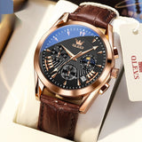 Multifunction Quartz Watch Timing With Calendar For Men