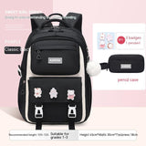Girls' Waterproof Backpack Wear-resistant Large Capacity