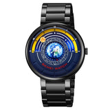 Quartz Watch Trendy Cool Blue Starry Dial