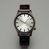 Wood Quartz Pointer Watch Men