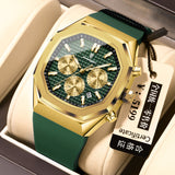 Multifunctional Six-pin Calendar Men's Watch Large Dial