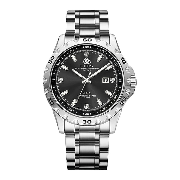 Quartz Luminous Waterproof Stainless Steel Strap Watch