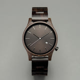 Wood Quartz Pointer Watch Men