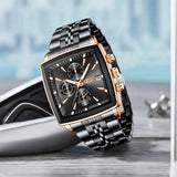 Business Personality Large Dial Square Watch Men