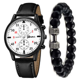 Men's Watch Fashion Quartz Watch Bracelet Set