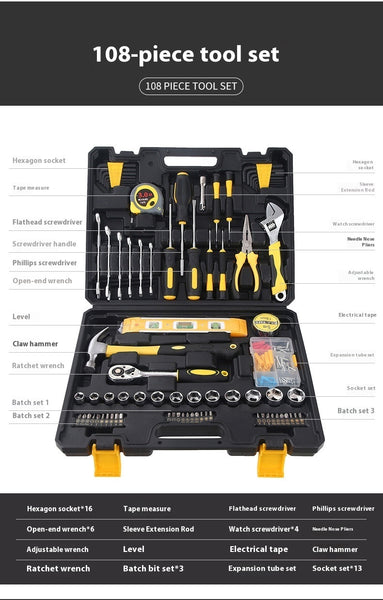 Carbon Steel Comprehensive Household Hardware Kits