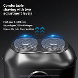 Small Shaver Electric Double Head Travel Portable Shaver