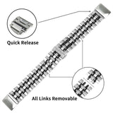 Metal Stainless Steel Strap Smart Watch