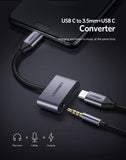 Type C Charging Headphone Adapter 2-In-1 Typc To 3.5 Interface Converter Applicable