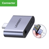 Type C Charging Headphone Adapter 2-In-1 Typc To 3.5 Interface Converter Applicable