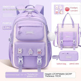 Girls' Waterproof Backpack Wear-resistant Large Capacity