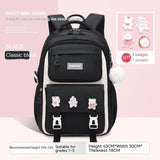 Girls' Waterproof Backpack Wear-resistant Large Capacity