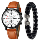 Men's Watch Fashion Quartz Watch Bracelet Set