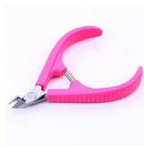 Manicure tool plastic handle dead skin scissors, nail art dead skin pliers trimmed dead skin knife