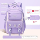 Girls' Waterproof Backpack Wear-resistant Large Capacity