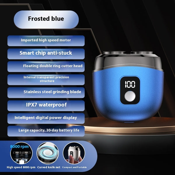 Small Shaver Electric Double Head Travel Portable Shaver