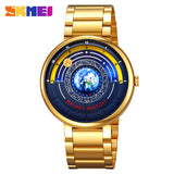 Quartz Watch Trendy Cool Blue Starry Dial