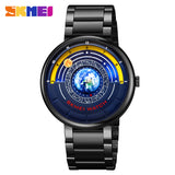 Quartz Watch Trendy Cool Blue Starry Dial