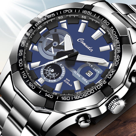 Watch Waterproof Luminous Large Dial