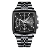 Business Personality Large Dial Square Watch Men