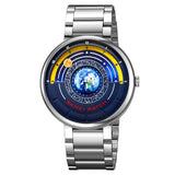 Quartz Watch Trendy Cool Blue Starry Dial