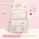 Girls' Waterproof Backpack Wear-resistant Large Capacity