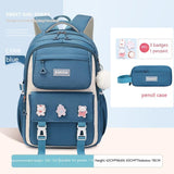 Girls' Waterproof Backpack Wear-resistant Large Capacity