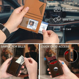 Metal Card Bag Men's RFID Anti-theft Swiping