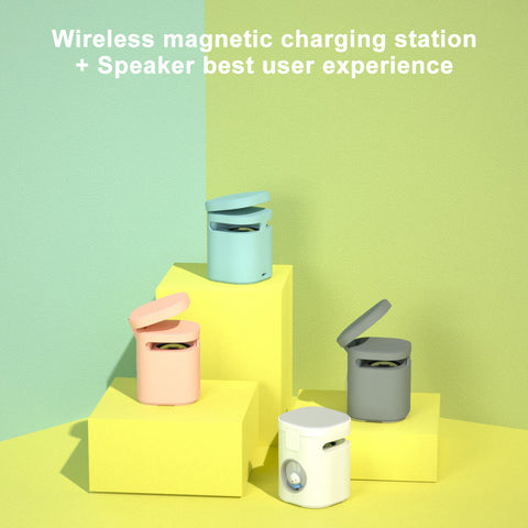 Wireless Charge Plus Bluetooth Speaker Desktop Wireless Charge Two In One