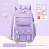 Girls' Waterproof Backpack Wear-resistant Large Capacity